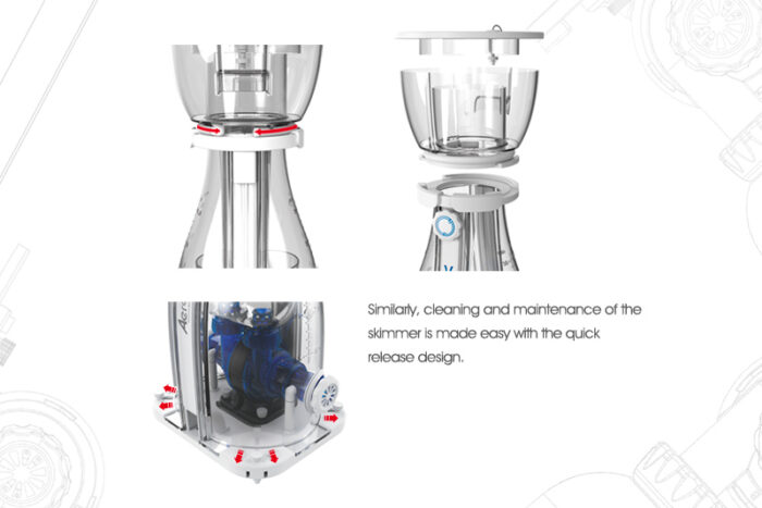 Maxspect Aeraqua Duo Protein Skimmer (AD 600) - Image 7