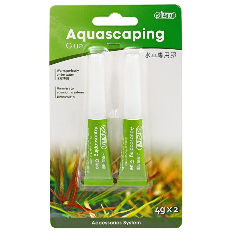 Ista Aquascaping Glue Green for Aquarium Plants 2pcs 4g each